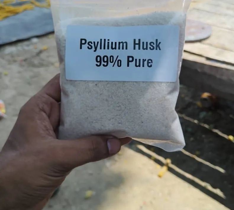 Psyllium husk sample bags from RM Psyllium, 99% purity, dispatched to D2C brand, Birgunj, Nepal