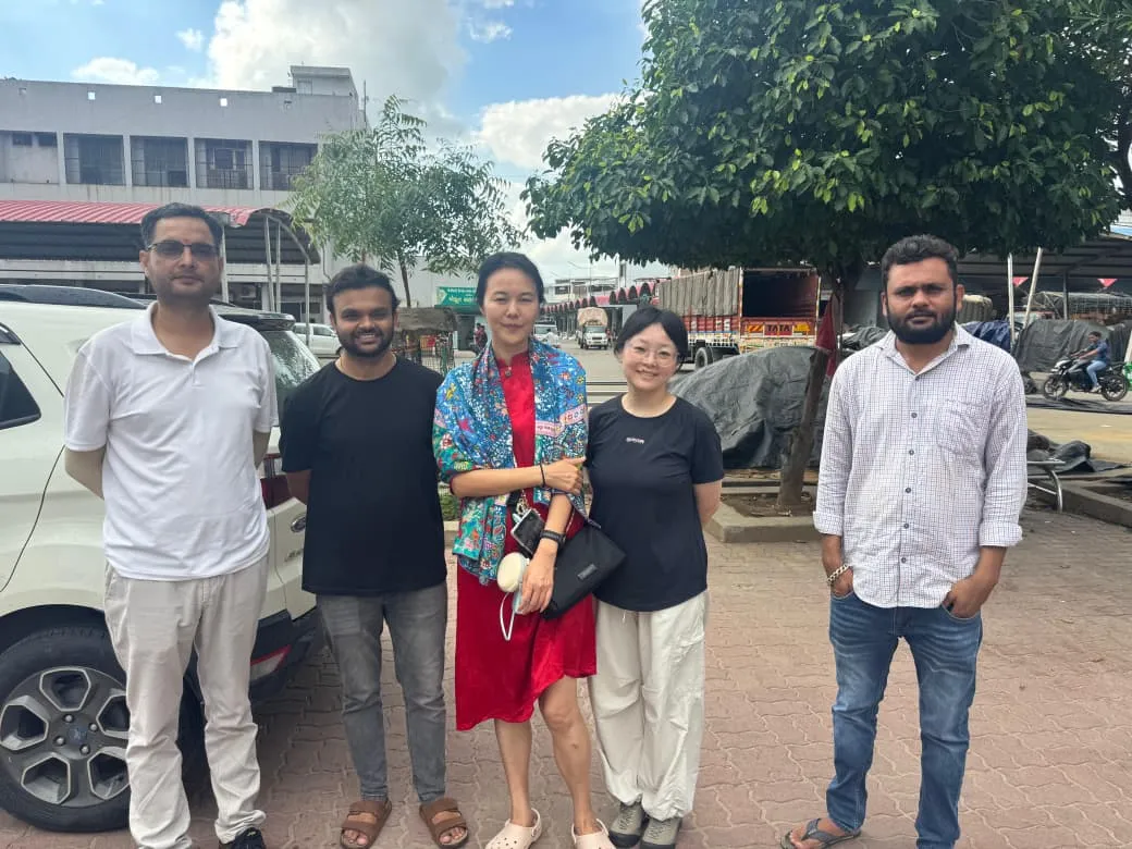 Buying team from China with the RM Psyllium team during a supplier visit